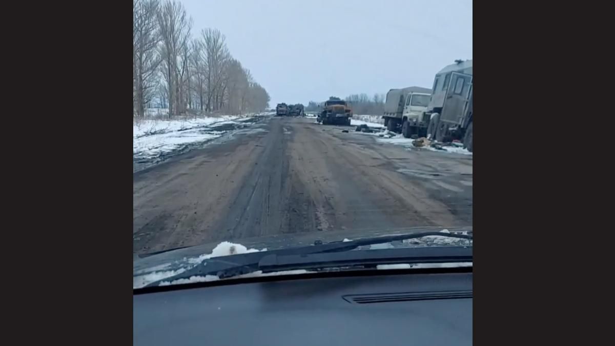 ВСУ разбили вражескую колонну в Харьковской области: видеофакт