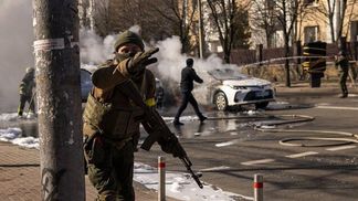 Россияне начали занимать оборону в районе Припяти