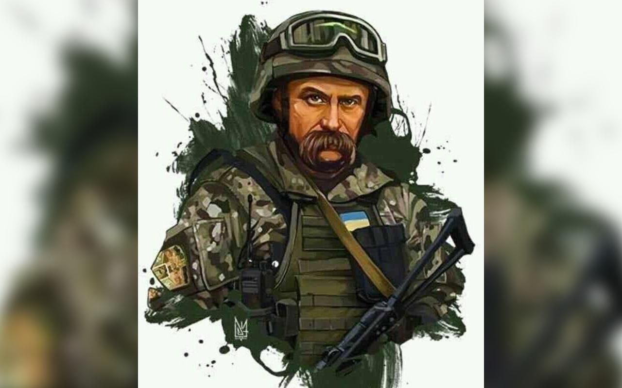 "За нас правда, за нас воля": в Минобороны "переодели" Шевченко в бронежилет и каску "За нас правда, за нас воля": в Минобороны "переодели" Шевченко в бронежилет и каску