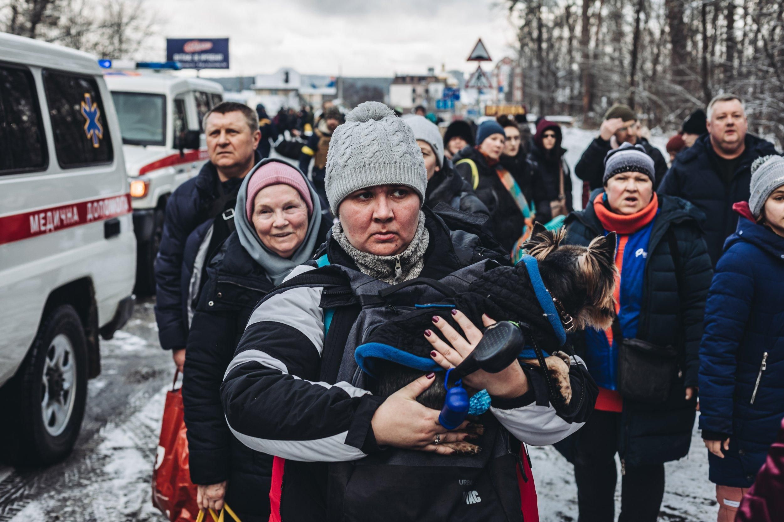 Из оккупированных городков на Киевщине проведут эвакуацию