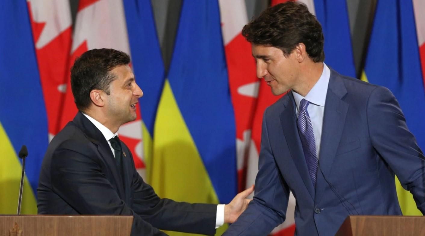 Канада пліч-о-пліч з Україною: Зеленський обговорив із Трюдо нові санкції проти Росії - 24 Канал Канада пліч-о-пліч з Україною: Зеленський обговорив із Трюдо нові санкції проти Росії - 24 Канал