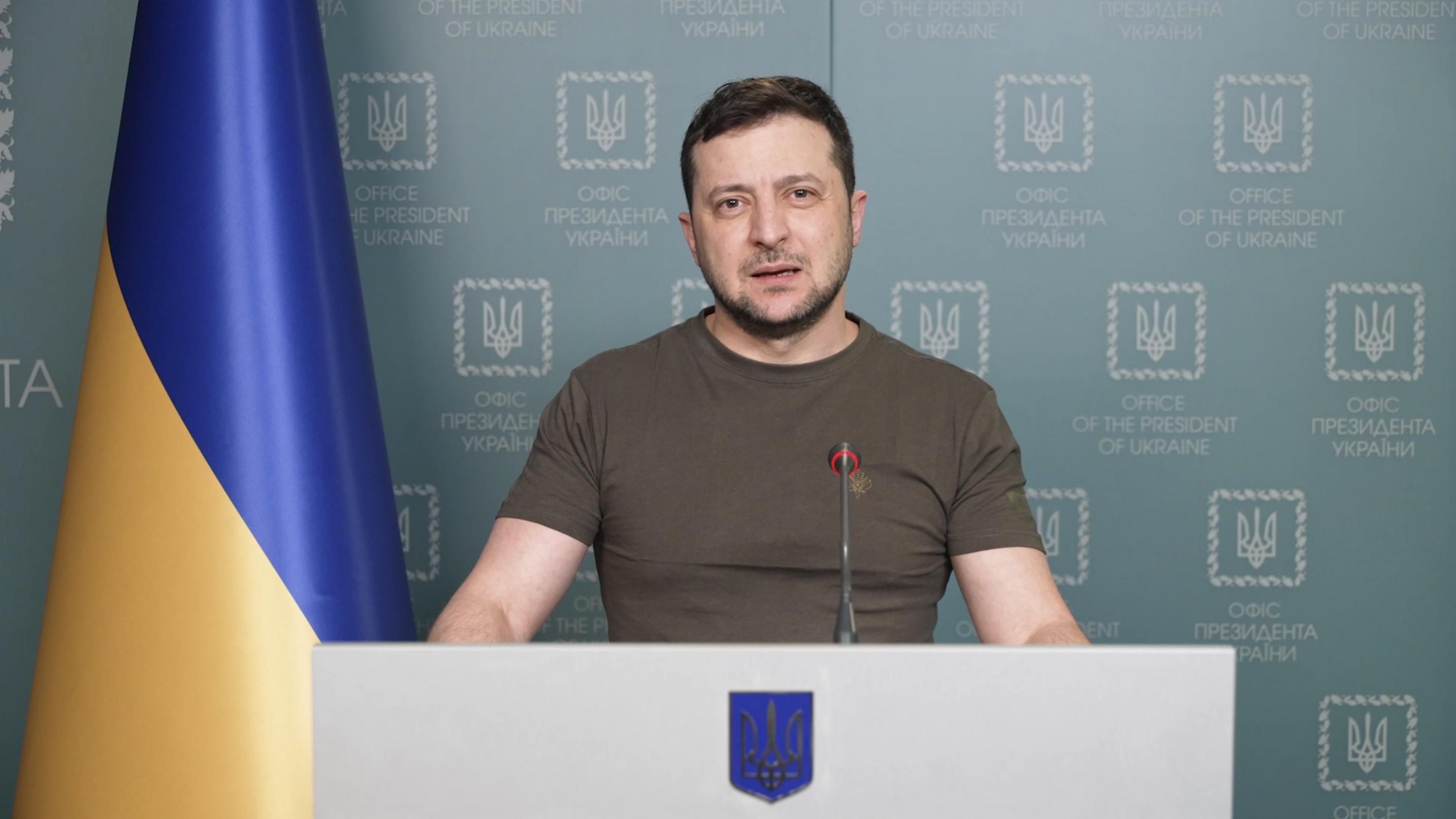 Якщо буде хоч 1 постріл – відповідальність на Росії, – Зеленський - 24 Канал Якщо буде хоч 1 постріл – відповідальність на Росії, – Зеленський - 24 Канал