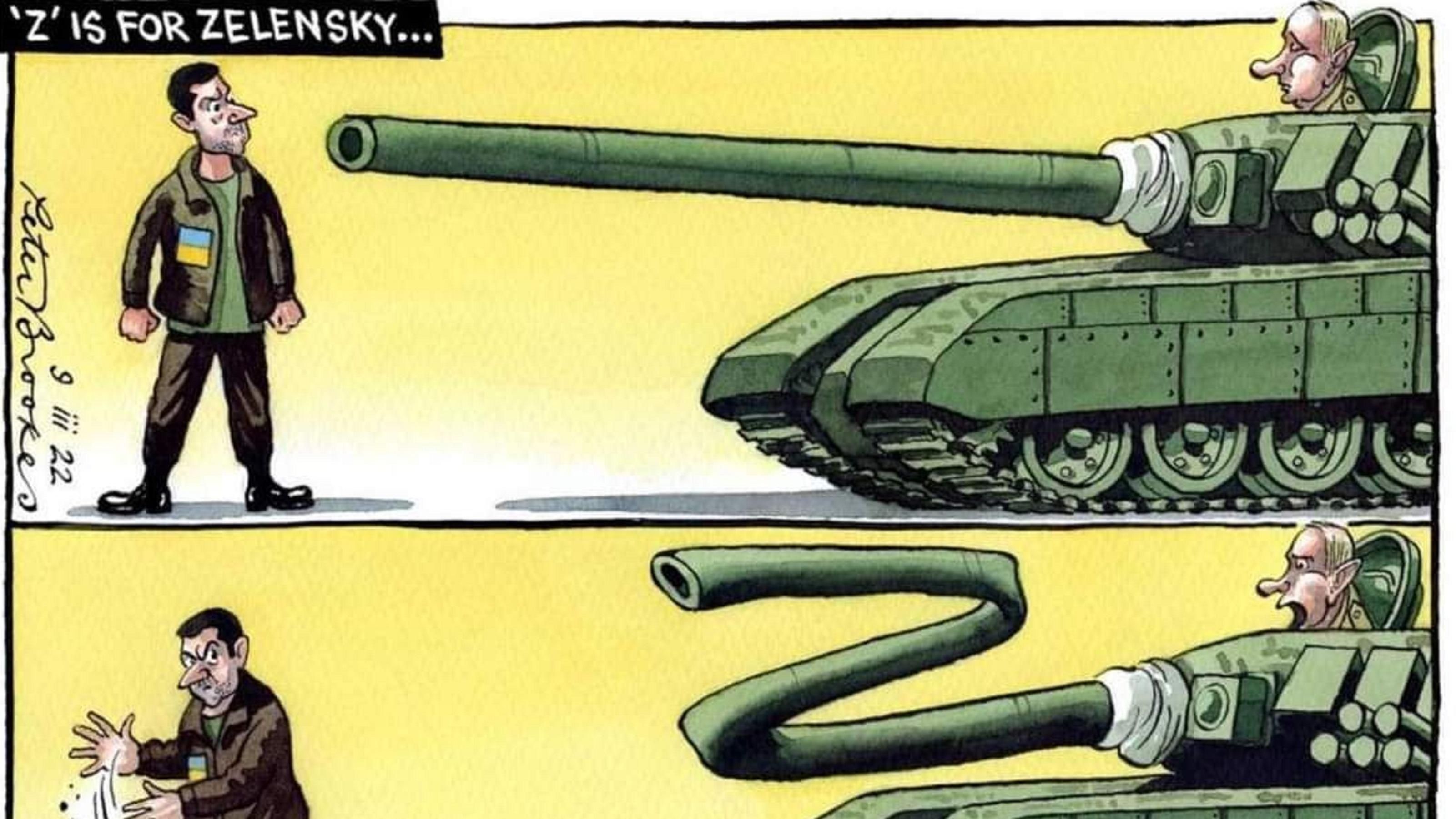 The Times опубликовала новую иллюстрацию с надписью "Z" is for Zelensky" The Times опубликовала новую иллюстрацию с надписью "Z" is for Zelensky"