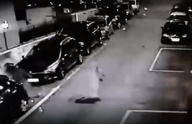 Взрыв на территории посольства Беларуси в Риме: появилось видео с камер наблюдения