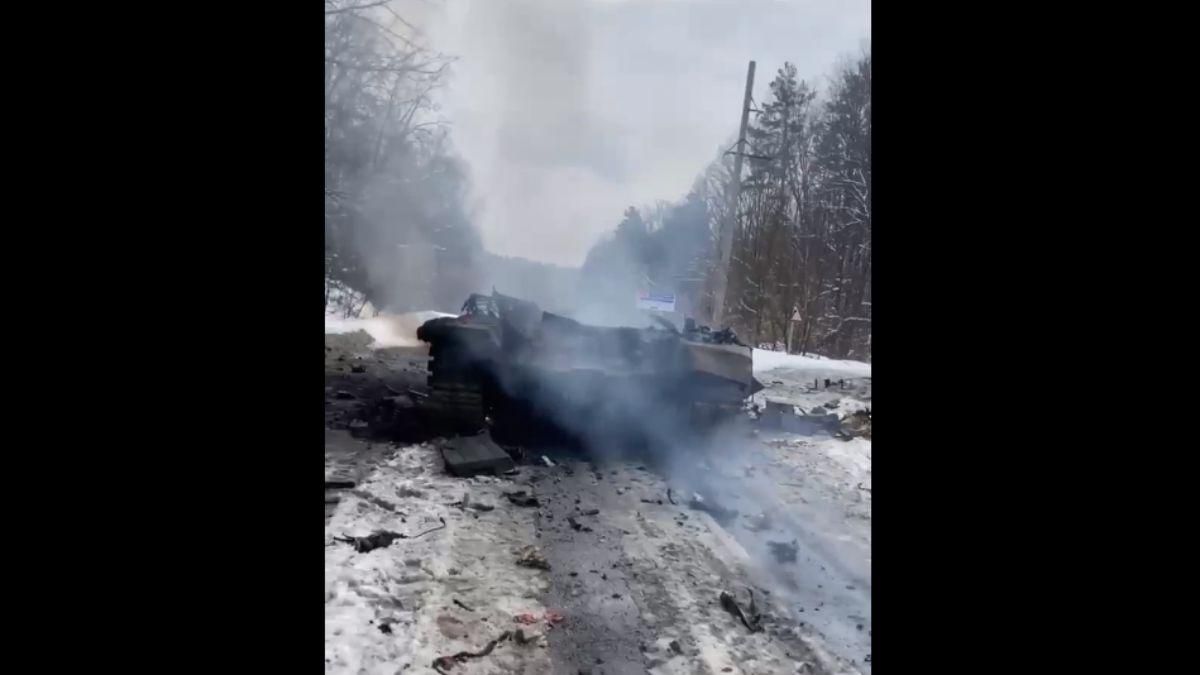Территориальная оборона Сумщины разгромила колонну врага: теперь "Гвоздика" и 3 БТР - 24 Канал Территориальная оборона Сумщины разгромила колонну врага: теперь "Гвоздика" и 3 БТР - 24 Канал
