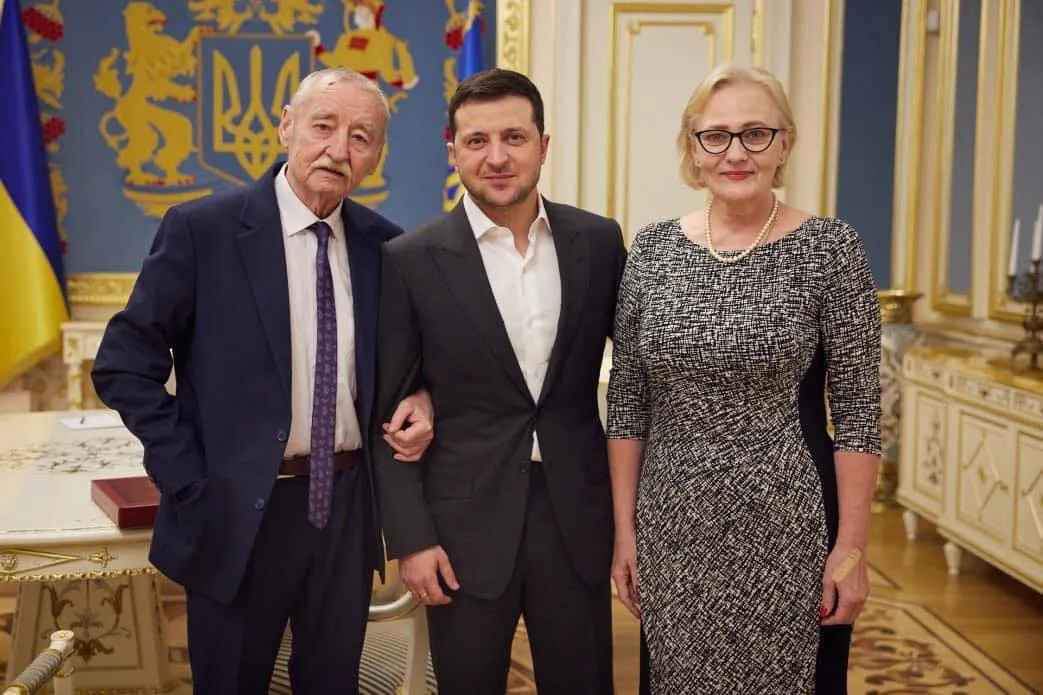 гор Поклад з Зеленським і дружиною гор Поклад з Зеленським і дружиною