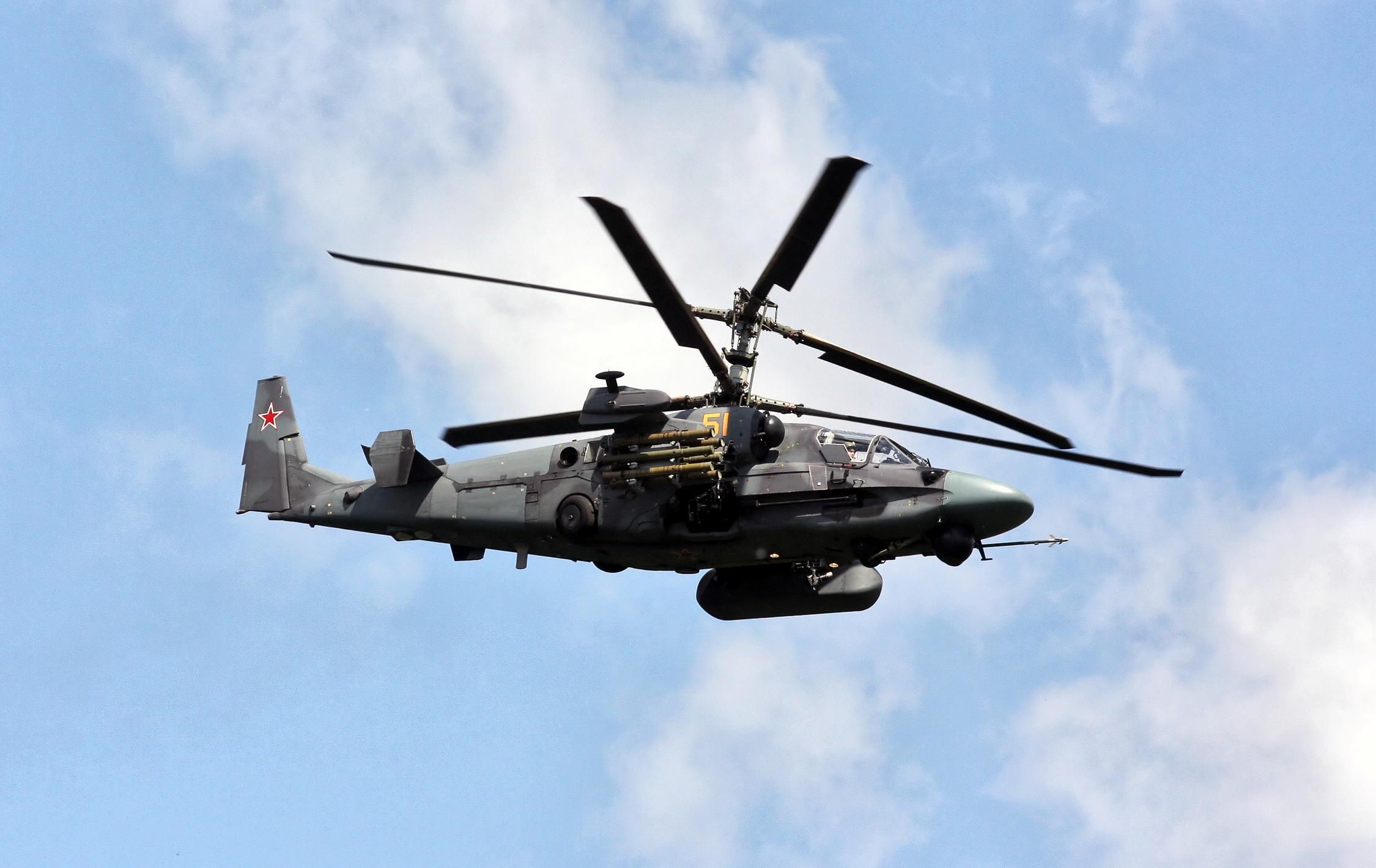 В Ростовской области разбился военный вертолет Ка-52, нашпигованный боеприпасами