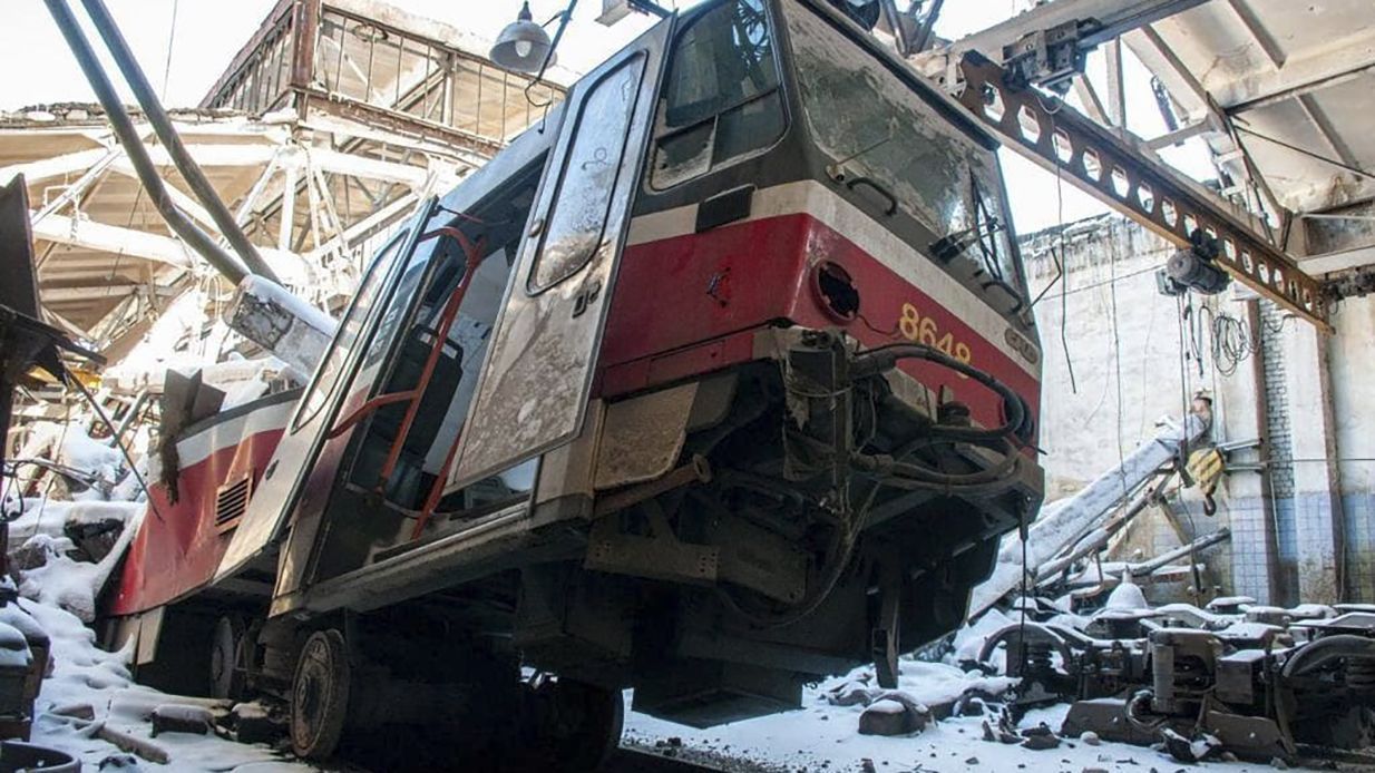 Еще не скоро трамваи поедут: в Харькове разрушено депо