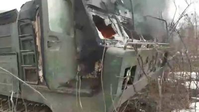 ЗСУ знищили російський гусеничний всюдихід "Витязь"