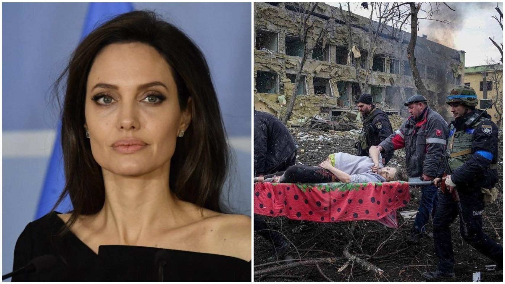 Анджелина Джоли рассказала всему миру о смерти беременной женщины в Мариуполе