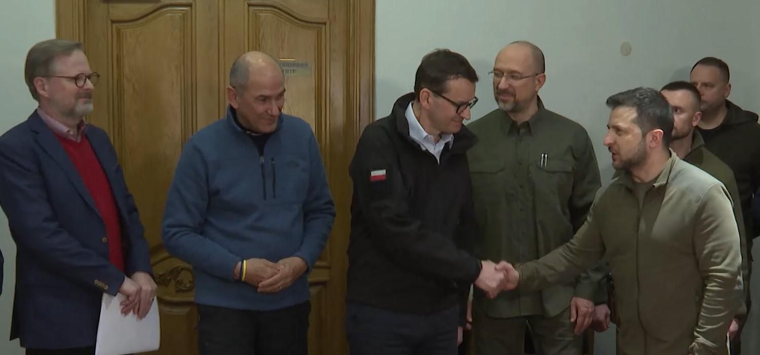 Мужній, правильний крок, – Зеленський подякував прем'єрам, які у час війни приїхали в Київ - 24 Канал