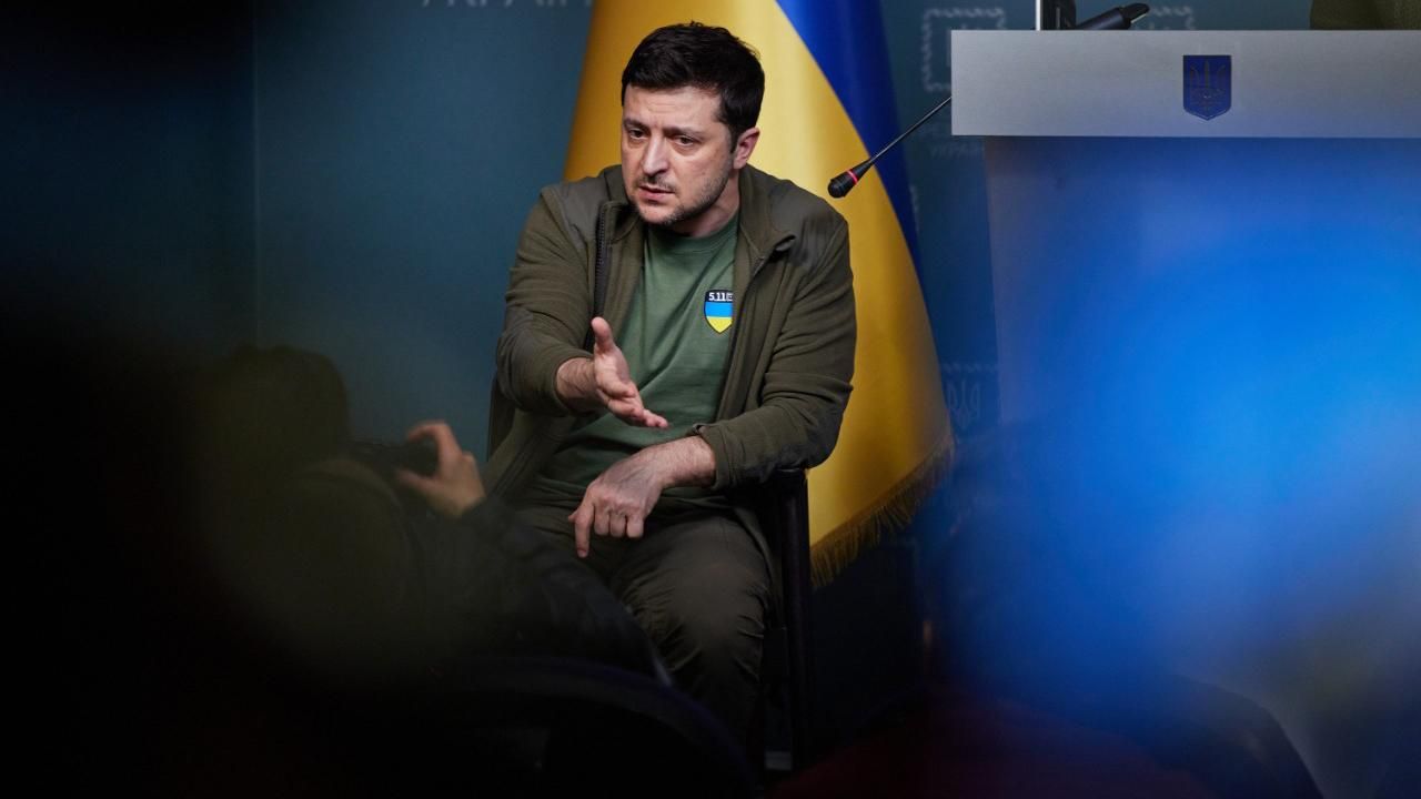 Усі російські комерційні судна мають піти за російським військовим кораблем, – Зеленський - 24 Канал Усі російські комерційні судна мають піти за російським військовим кораблем, – Зеленський - 24 Канал