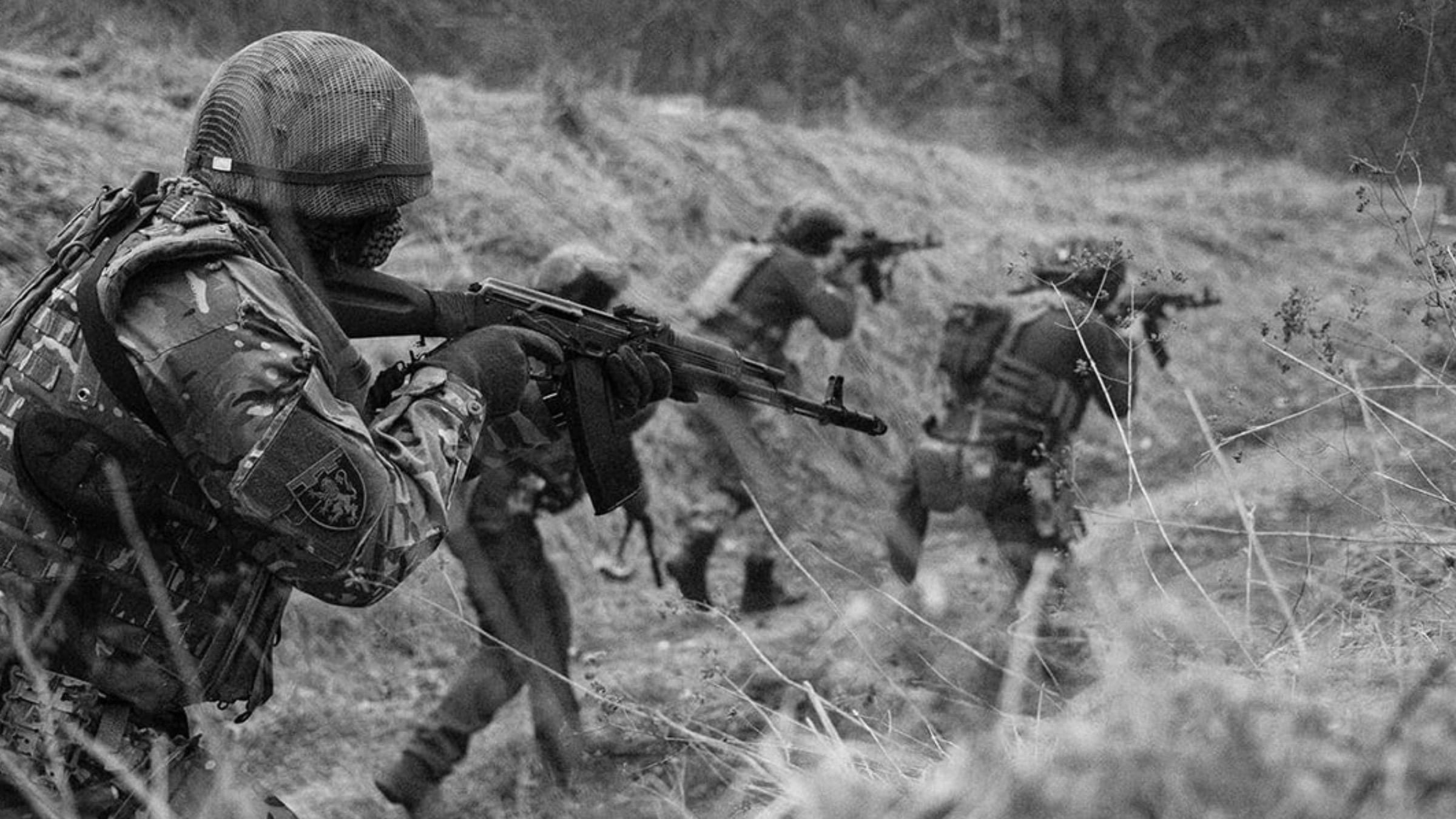 Известная фотограф сняла учения бойцов 103-й отдельной бригады Сил ТрО ВСУ