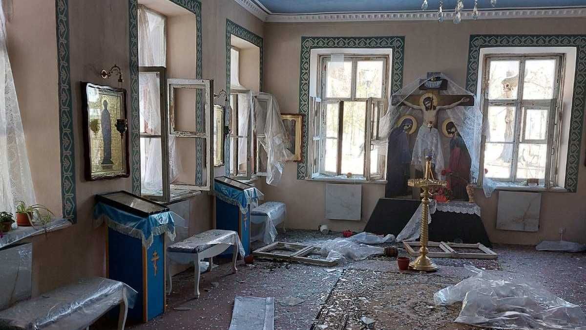 Внаслідок обстрілів ворога на Харківщині пошкоджено не менше 8 храмів - 24 Канал