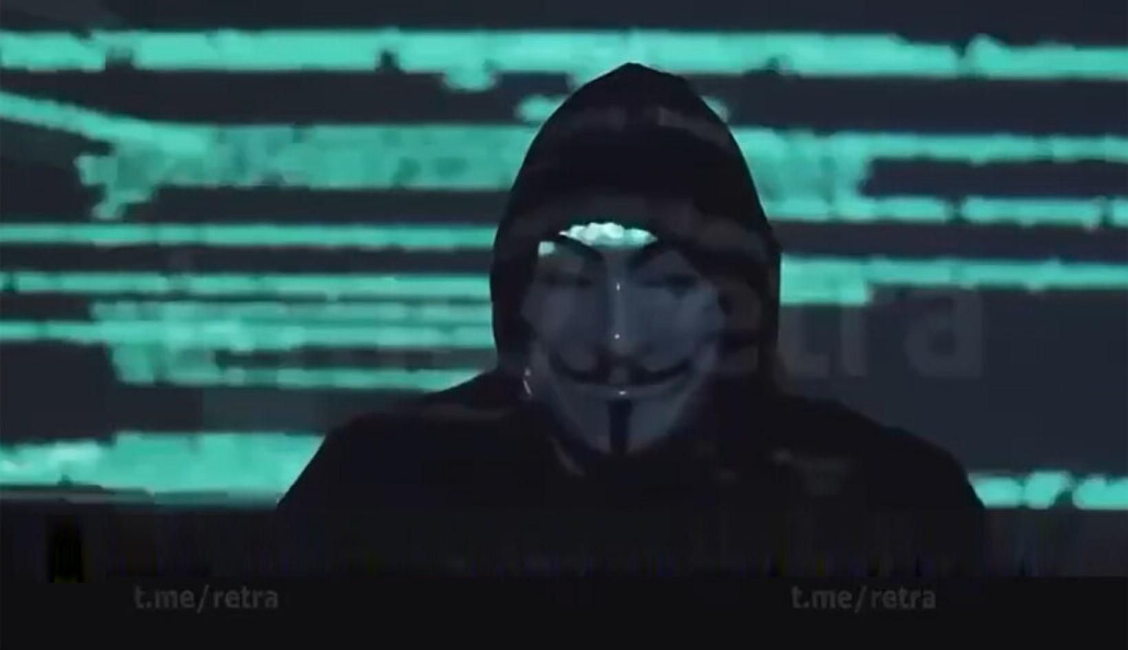 Хакери Anonymous вперше оголосили війну цілій країні, – Банік відзначив їх роль у кібервійні - 24 Канал Хакери Anonymous вперше оголосили війну цілій країні, – Банік відзначив їх роль у кібервійні - 24 Канал