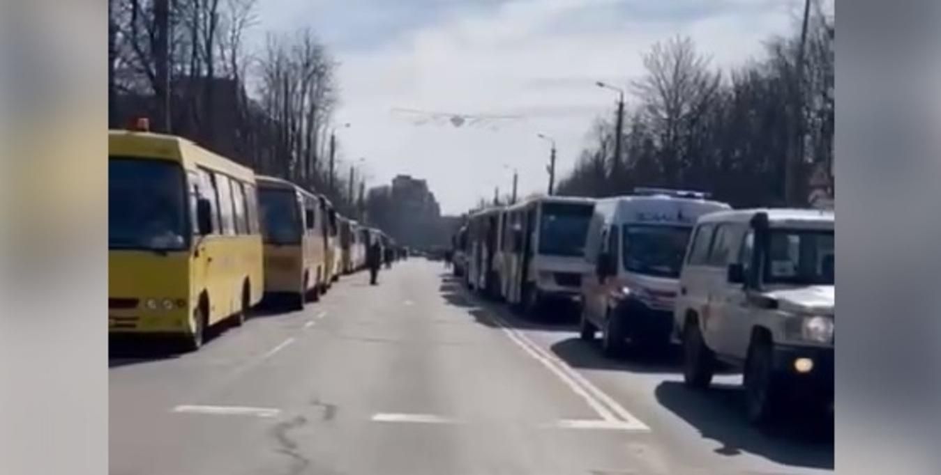 Из Броваров в Тарасовку выехали 20 автобусов - 24 Канал Из Броваров в Тарасовку выехали 20 автобусов - 24 Канал