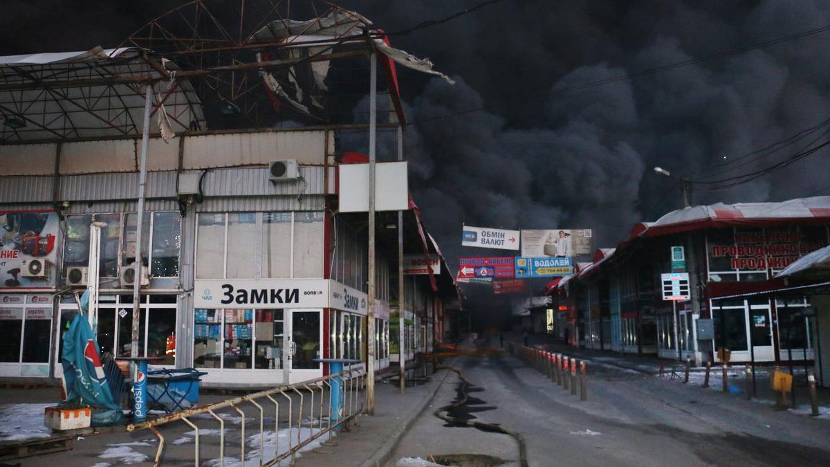 Окупанти знищили найбільший ринок Східної Європи: "Барабашово" в Харкові більше немає - 24 Канал