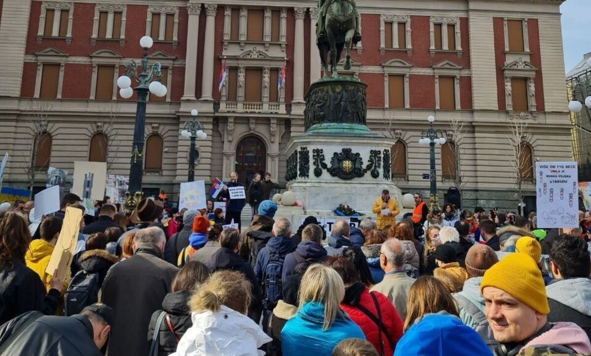 Не всі серби підтримують Путіна: у Белграді відбулася акція солідарності з народом України - 24 Канал