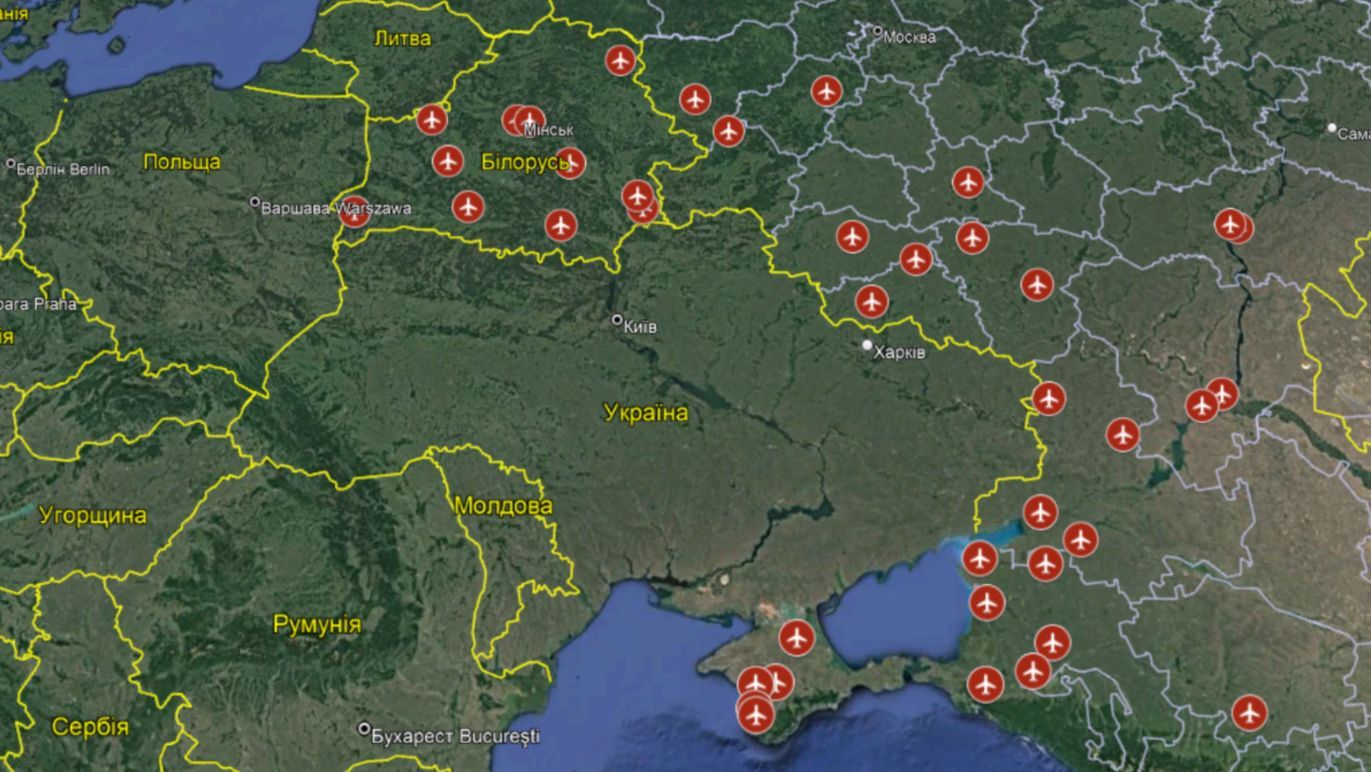 "Відкрите небо": звідки російські літаки атакують Україну - 24 Канал