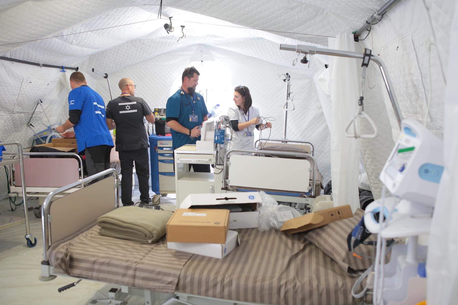 На Львовщине заработал еще один полевой госпиталь для вынужденных переселенцев