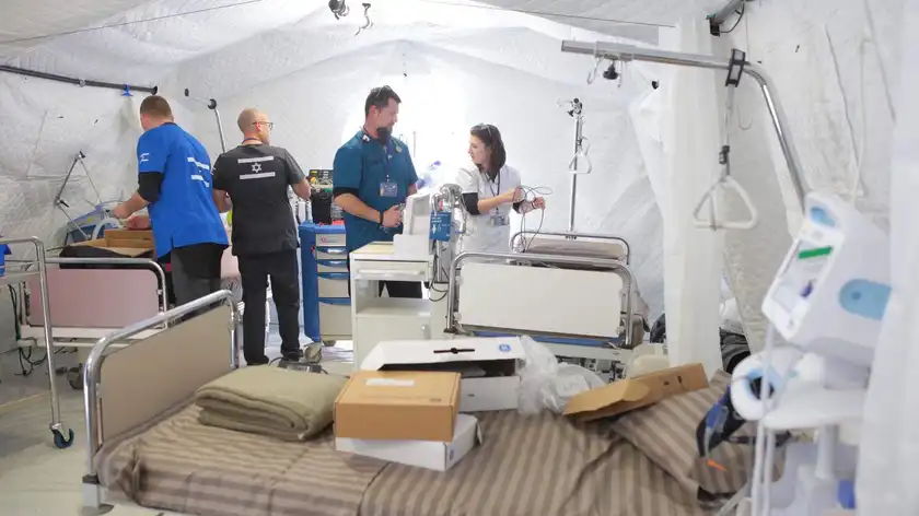 На Львовщине заработал еще один полевой госпиталь для вынужденных переселенцев