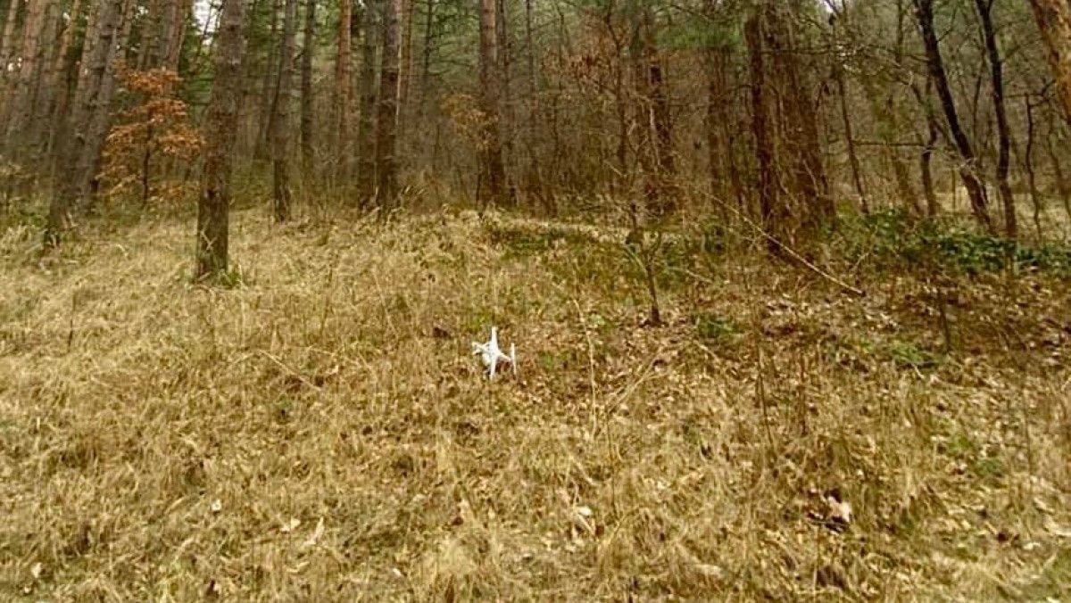 Во Львовской области правоохранители сбили подозрительный дрон Во Львовской области правоохранители сбили подозрительный дрон