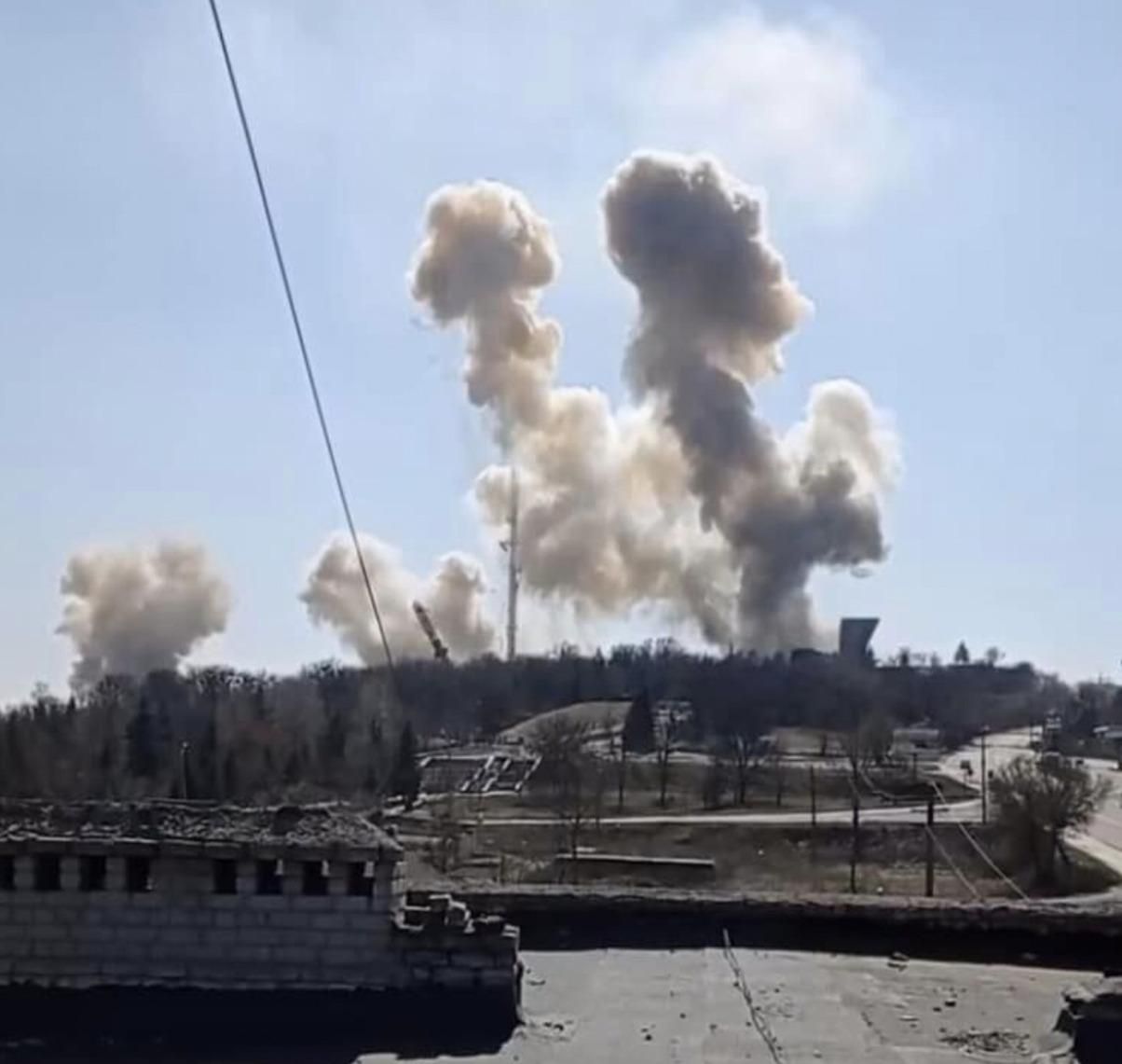 Окупанти знищили телевежу в Ізюмі - 24 Канал Окупанти знищили телевежу в Ізюмі - 24 Канал