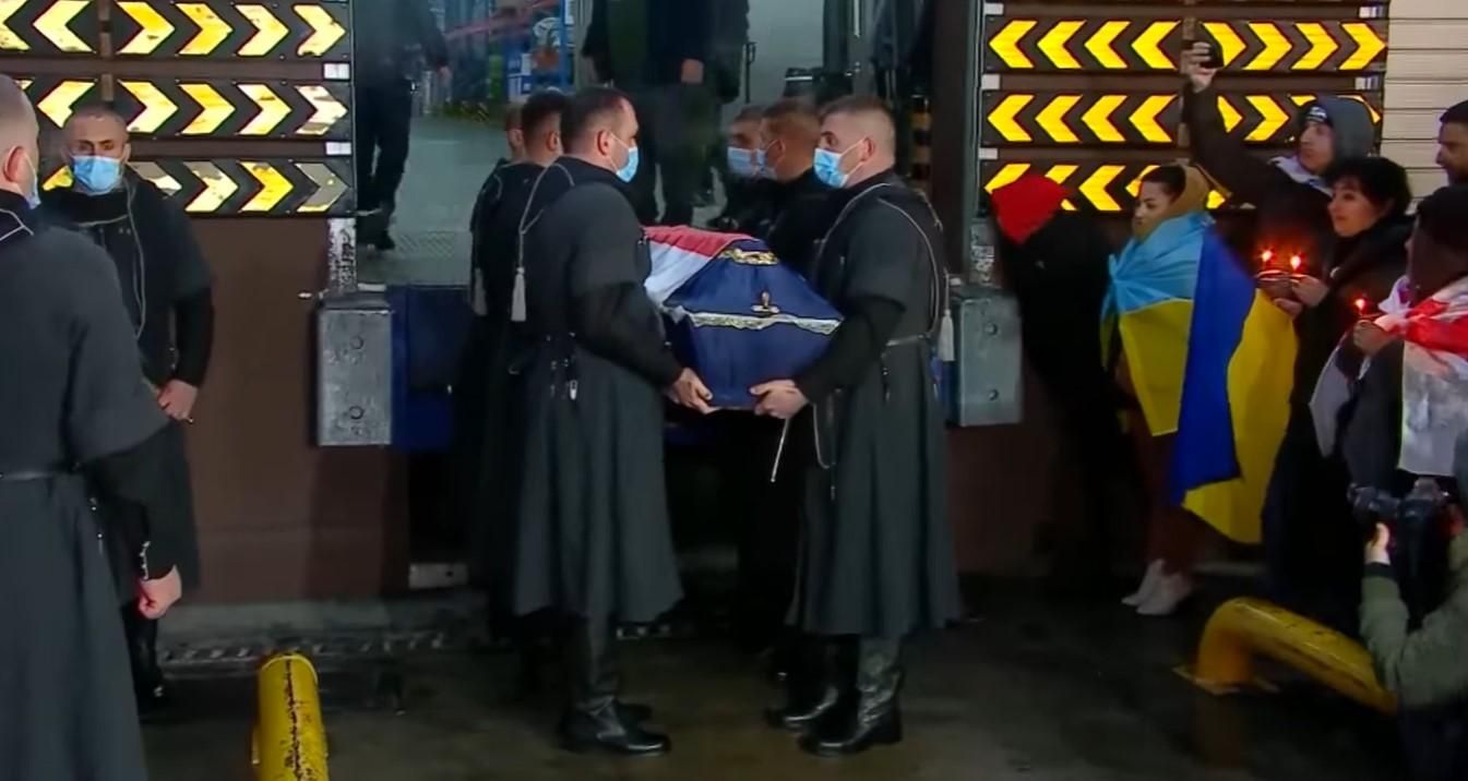 У Тбілісі попрощалися з добровольцями, які загинули у війні в Україні - 24 Канал