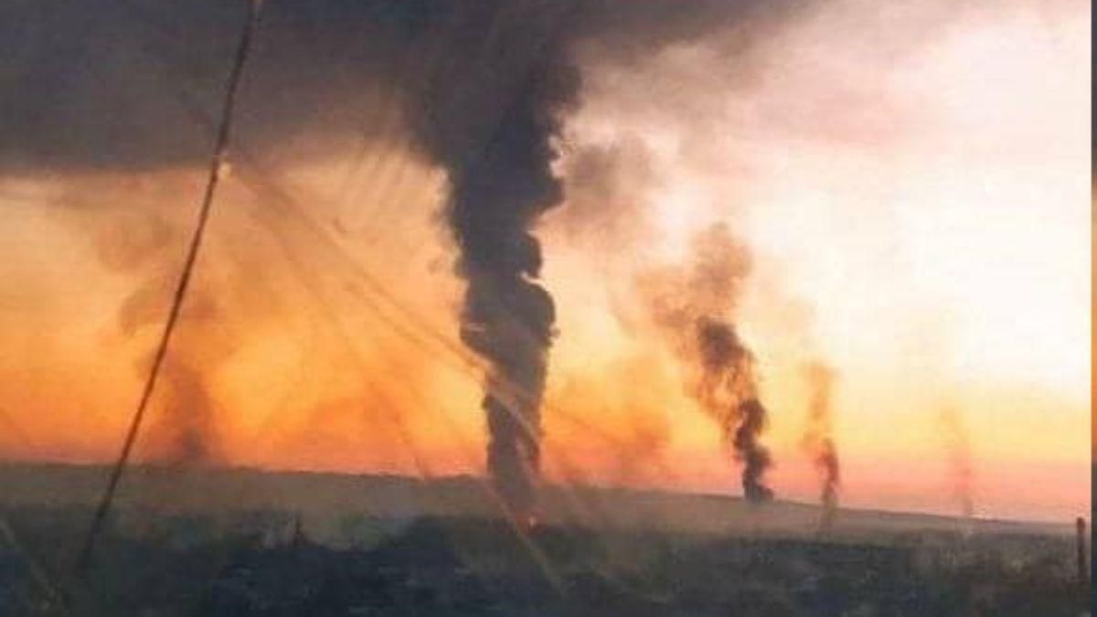 Из-за обстрелов в Луганской области массово горят леса Из-за обстрелов в Луганской области массово горят леса