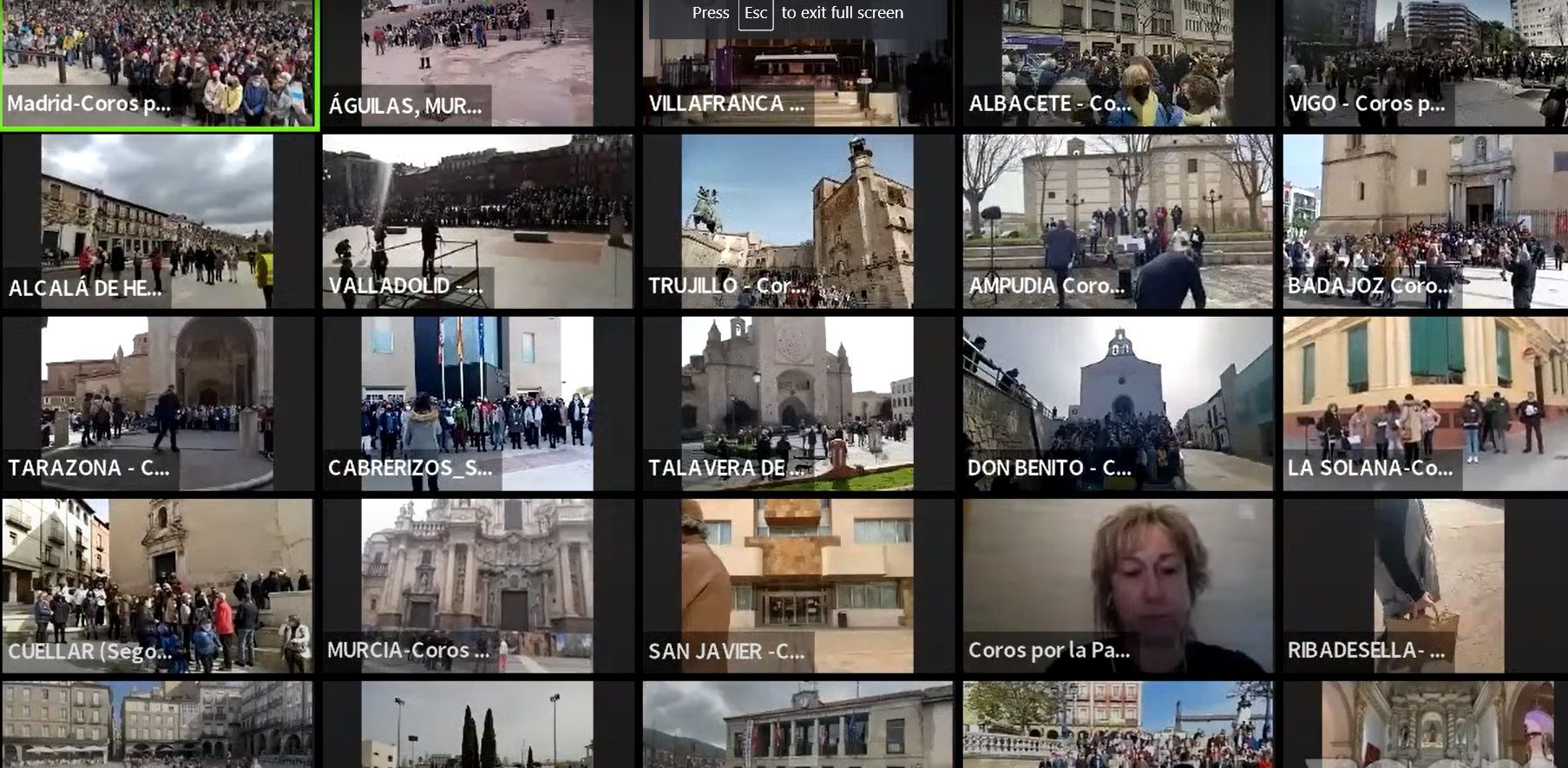 Тысяча хоров в Европе и Латинской Америке споет за мир в Украине Тысяча хоров в Европе и Латинской Америке споет за мир в Украине