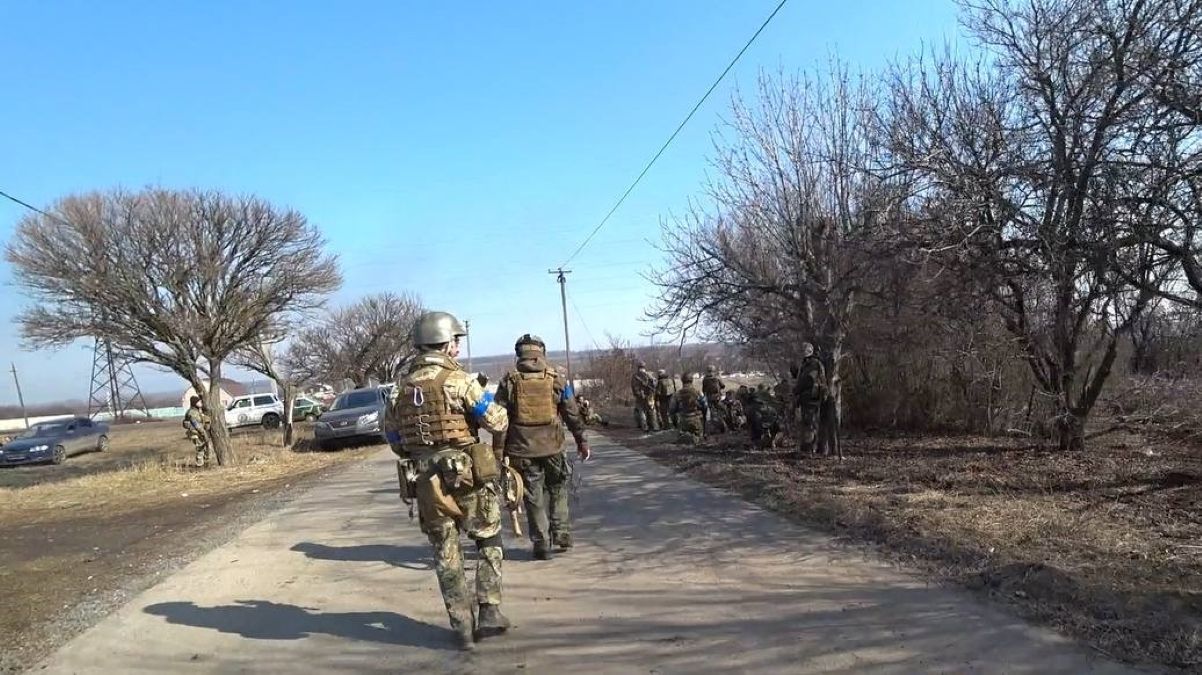 Во время освобождения Ольховки под Харьковом погибли шесть бойцов теробороны Во время освобождения Ольховки под Харьковом погибли шесть бойцов теробороны