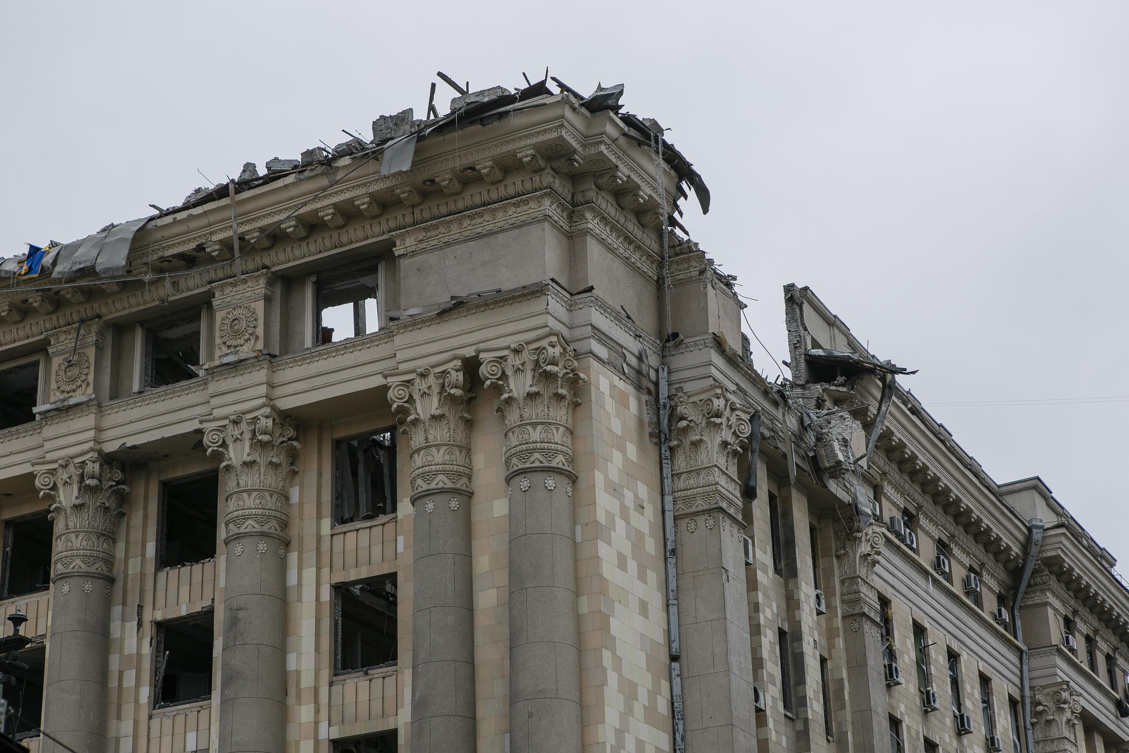 Як виглядає розбомблений Харків, – болючі кадри від 24 каналу - 24 Канал