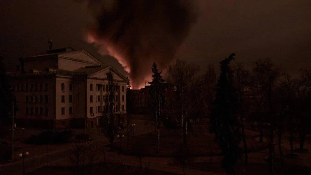 Пожежа у Чернігові вночі 30 березня