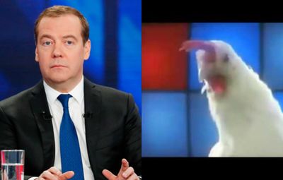 "Прокукарекал": ведущие потроллили Медведева в прямом эфире – курьезное видео