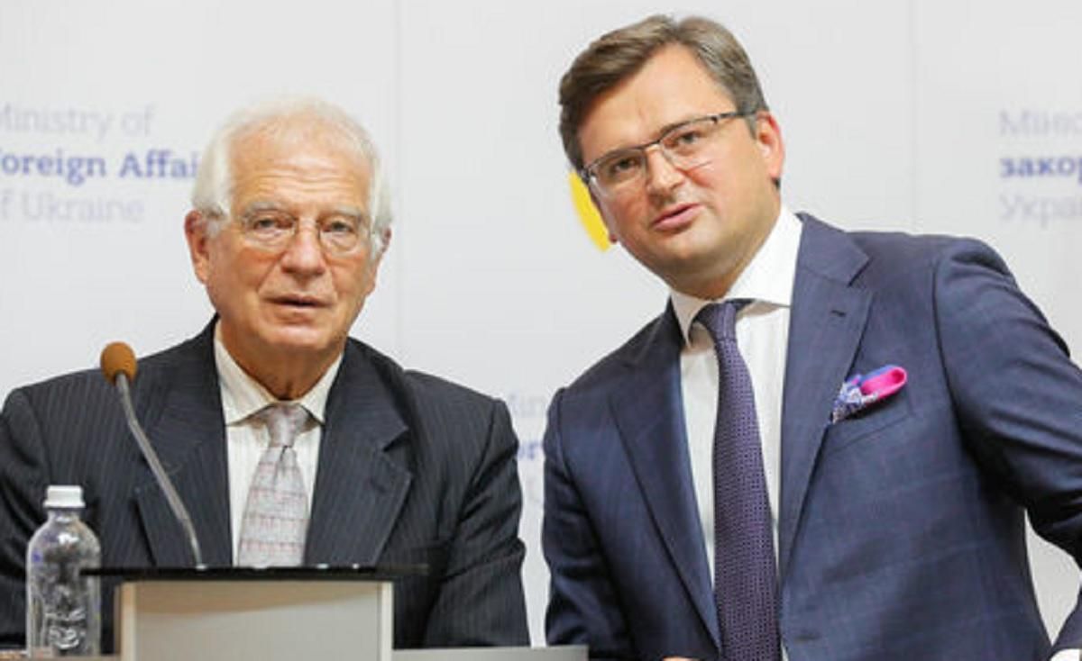 П'ятий пакет санкцій ЄС має бути максимально жорстким: Кулеба поговорив з Боррелем - 24 Канал П'ятий пакет санкцій ЄС має бути максимально жорстким: Кулеба поговорив з Боррелем - 24 Канал