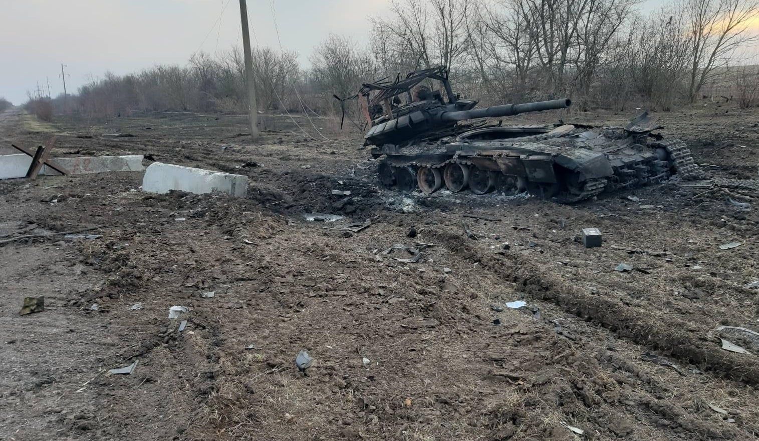 Закарпатский легион показал, как выглядит российский Т-72 после встречи с "Джавелином"
