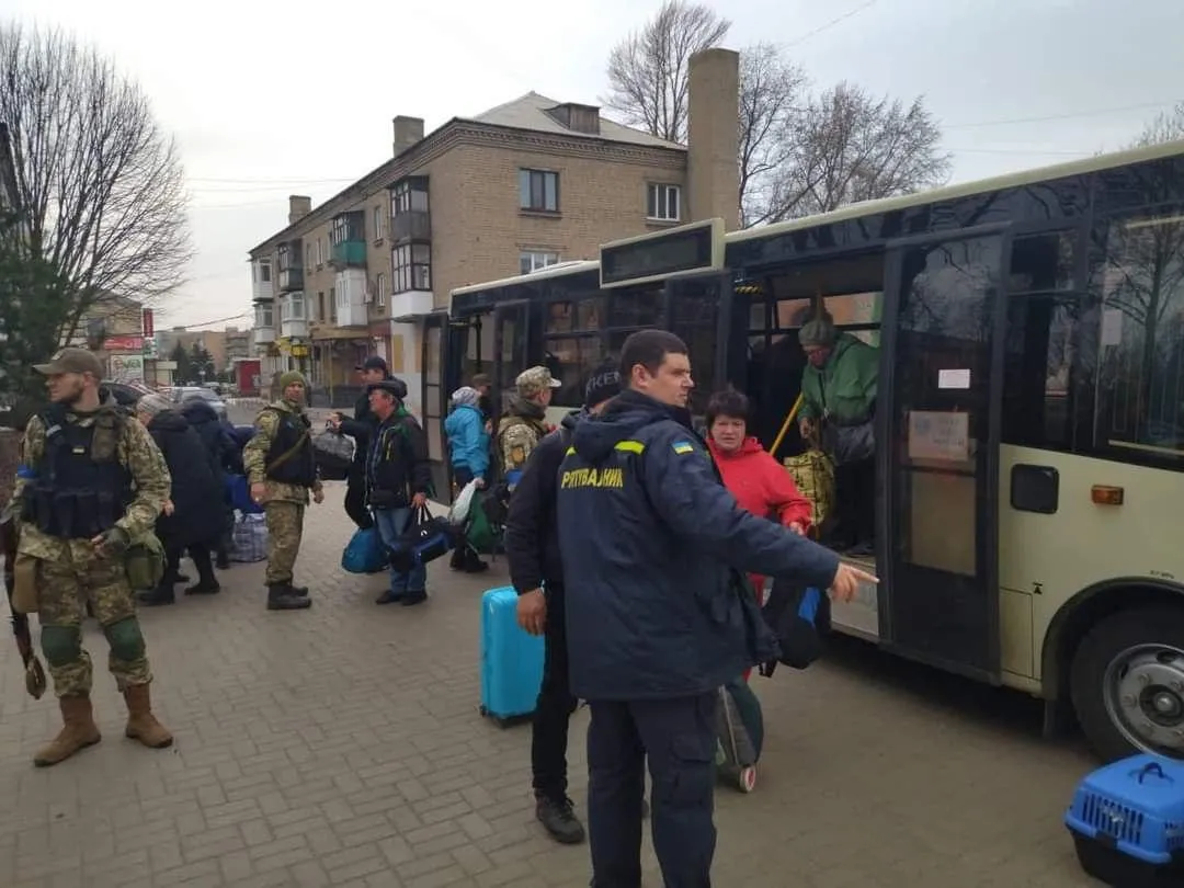 Евакуація українців Донеччина Війна 31 березня 2022