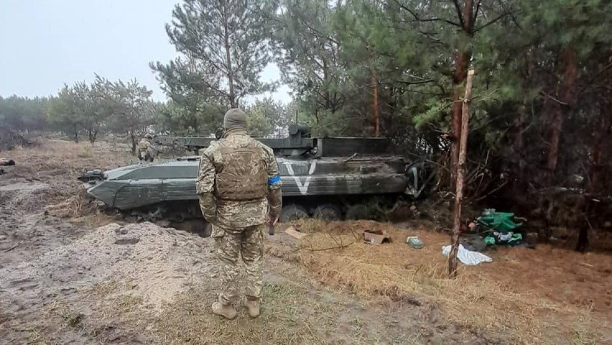 Потеря войск. Российские войска в Запорожской области.