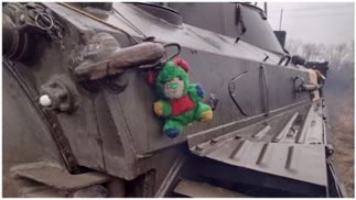 В Закарпатском легионе рассказали о талисмане бригады на фронте – мишке Моци