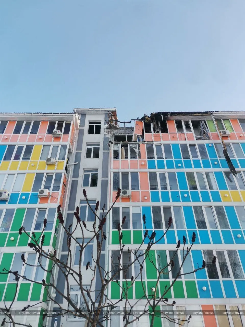 Зруйновані дахи в Харкові Зруйновані дахи в Харкові