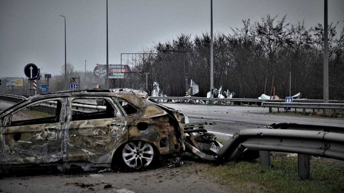 Трупы на дороге и сожженные автомобили: последствия российского  