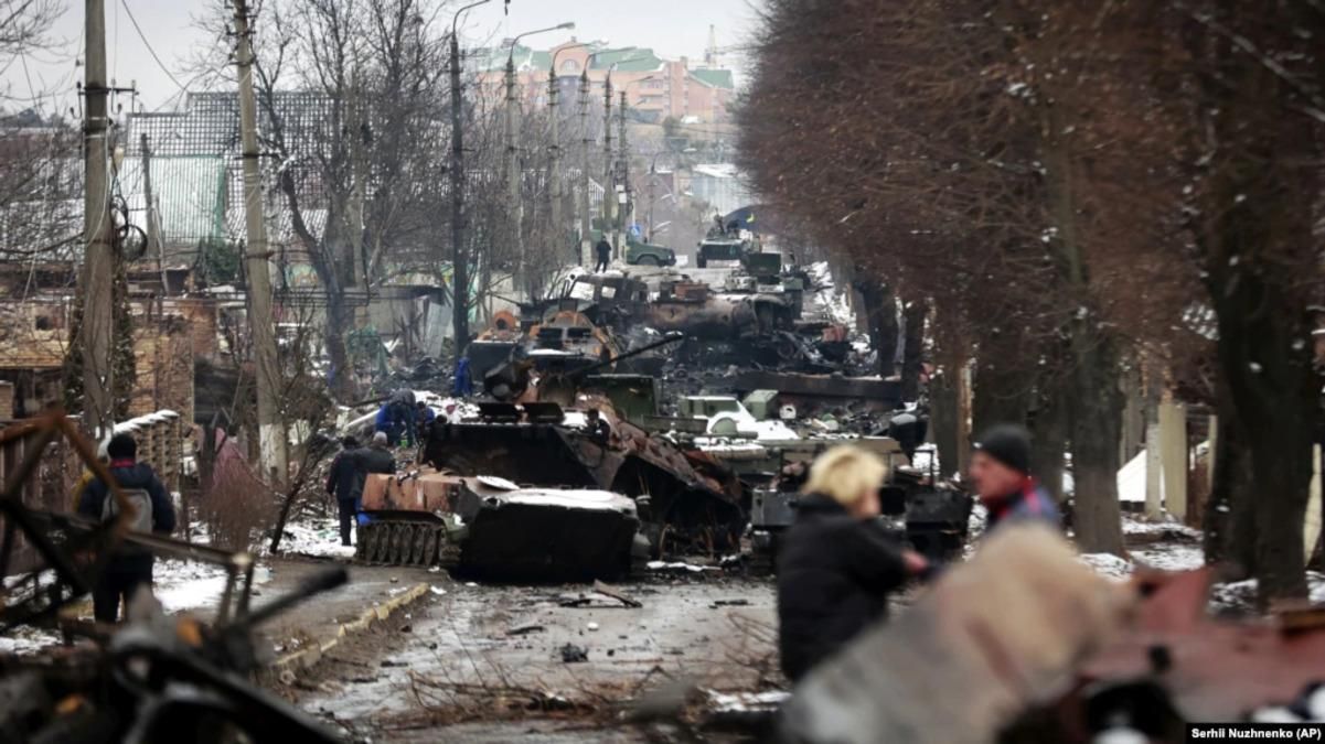 Никаких оправданий и прощения: в Минобороны показали видео из замордованной оккупантами Бучи