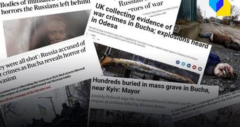 Отчаяние и смерть: массовые убийства в Буче не сходят со страниц мировых СМИ