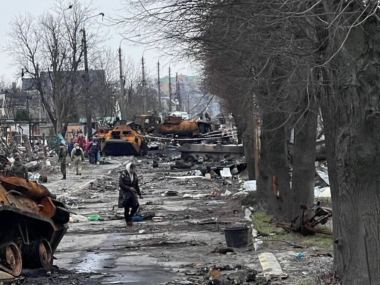 "Страшная картина постапокалиптического мира": Денисова показала Бучу – фото 18+ "Страшная картина постапокалиптического мира": Денисова показала Бучу – фото 18+