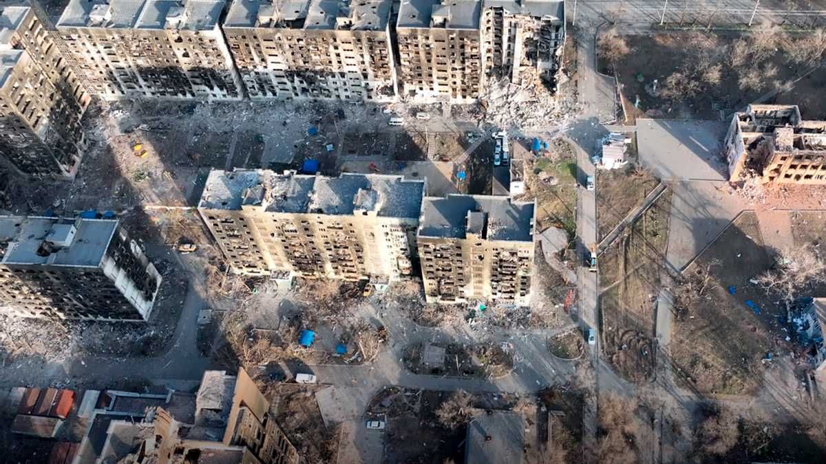 Попытка прикрыть свои зверства: оккупанты придумали новый фейк о Мариуполе Попытка прикрыть свои зверства: оккупанты придумали новый фейк о Мариуполе