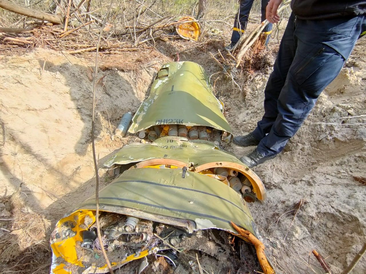 На Черниговщине нашли части ракеты "Точка У"