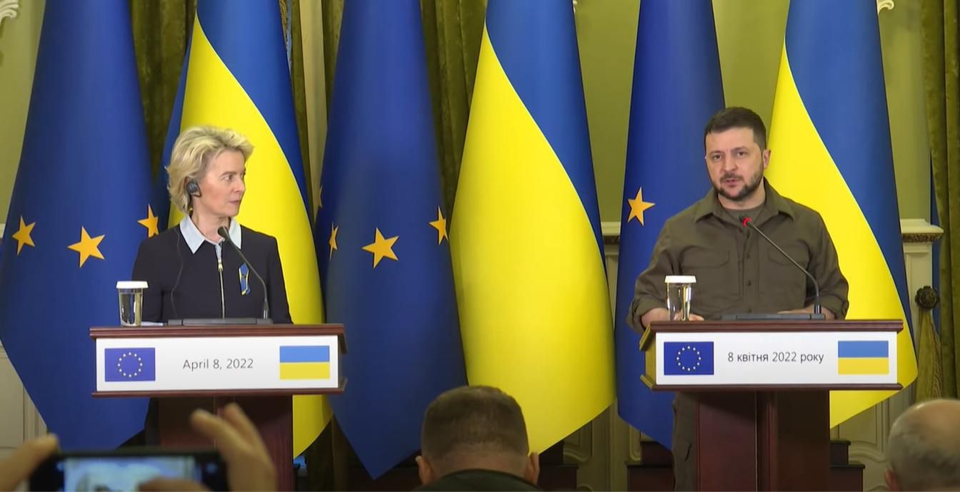 Це жахіття, я глибоко співчуваю, – Урсула фон дер Ляєн про обстріл Краматорська - 24 Канал Це жахіття, я глибоко співчуваю, – Урсула фон дер Ляєн про обстріл Краматорська - 24 Канал