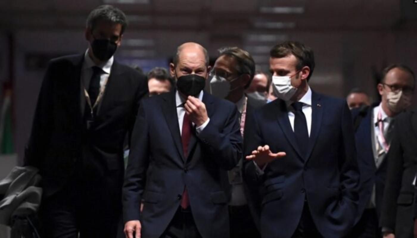 Макрон розповідає Путіну правду про війну в Україні, яку оточення того нібито замовчує, – Шольц - 24 Канал Макрон розповідає Путіну правду про війну в Україні, яку оточення того нібито замовчує, – Шольц - 24 Канал