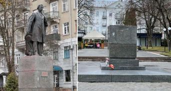 У Тернополі демонтували пам'ятник російському поету Пушкіну