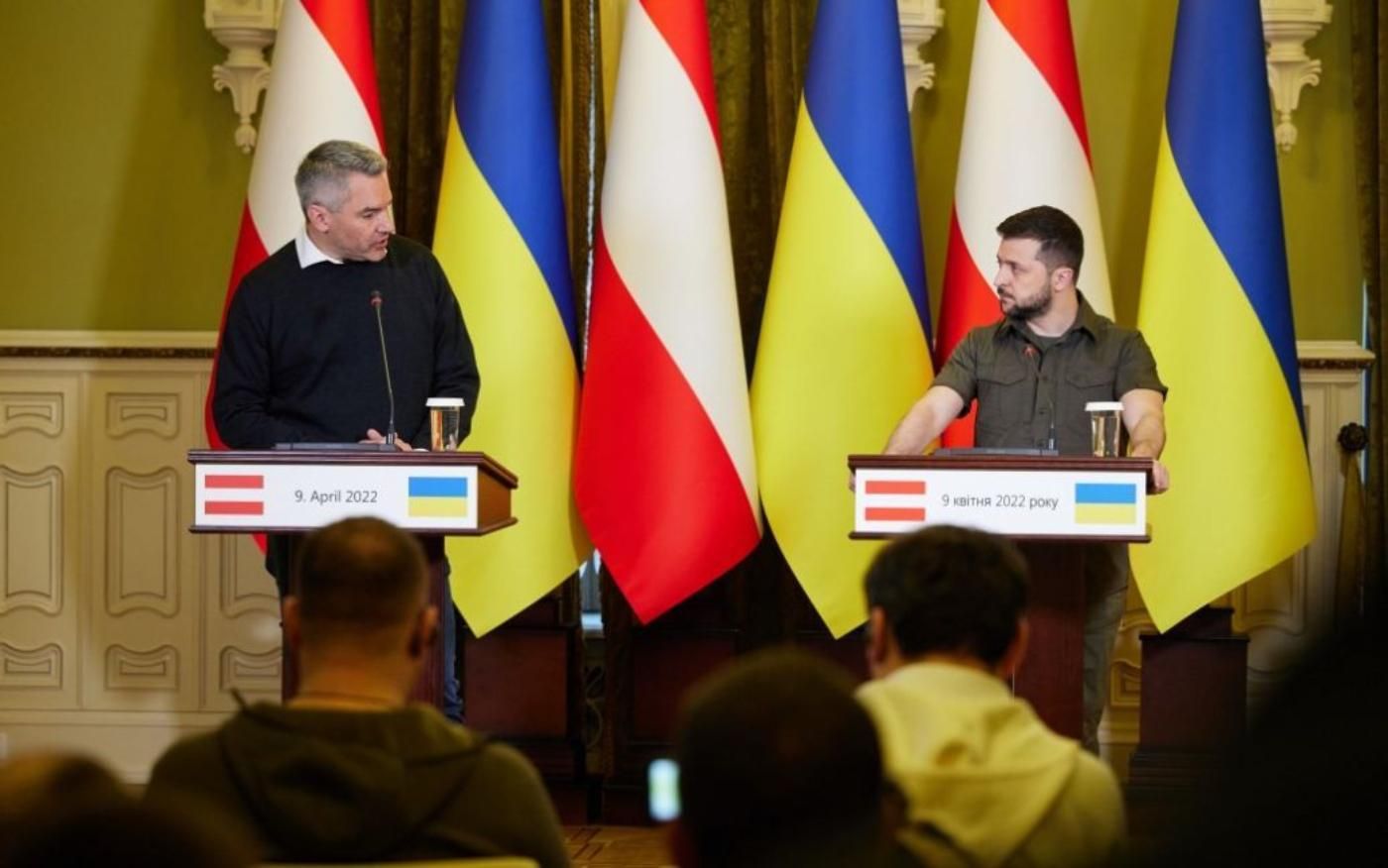 Австрія підтримує санкційну політику проти Росії й долучення України до ЄС, – Зеленський - 24 Канал Австрія підтримує санкційну політику проти Росії й долучення України до ЄС, – Зеленський - 24 Канал